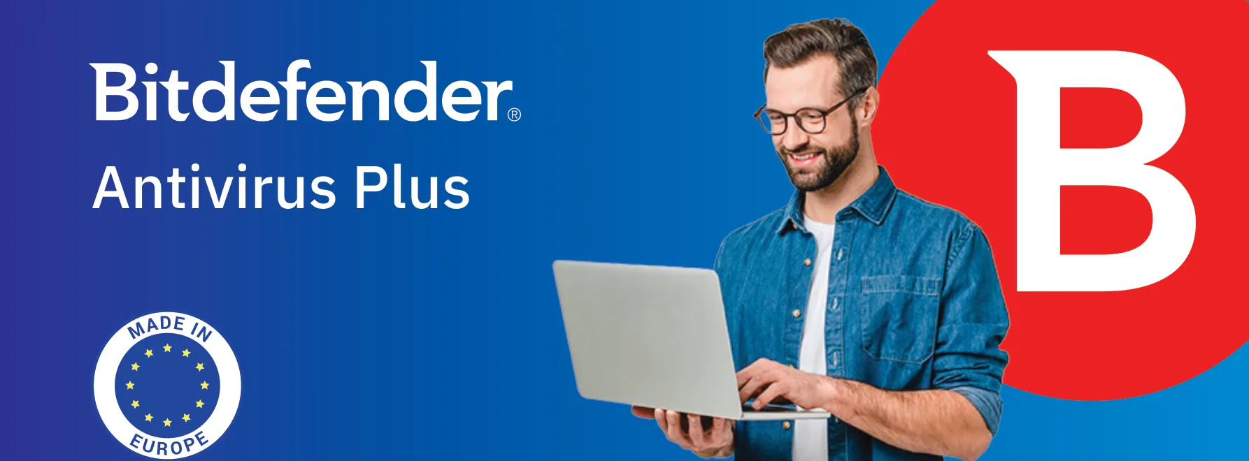 Windows PC with a security shield representing free antivirus protection